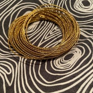 Gold bangles